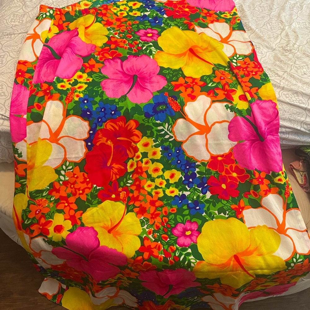 🏝️ SUPER RARE & SOUGHT AFTER VTG 60’s DRESS/FABRIC AS SEEN ON LANA 🏝️